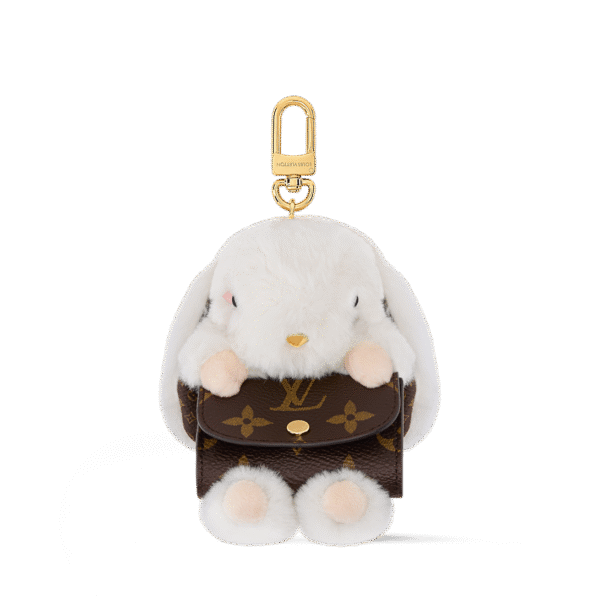 LV Cute Bunny Bag Charm